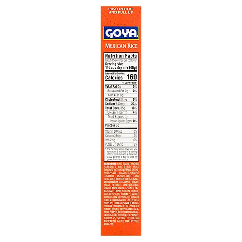 Goya Chicken Flavor Mexican Rice 7 oz