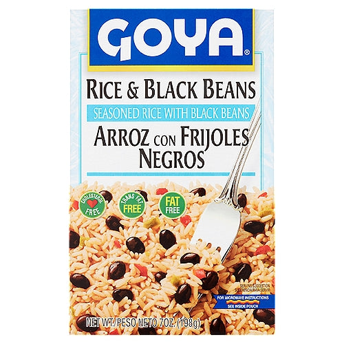 Goya Arroz &amp; Frijoles Negros 7 oz