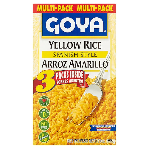 Goya Spanish Style Yellow Rice Multi-Pack 3 count 21 oz