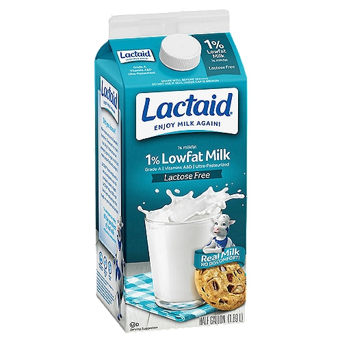 Lactaid 1% Leche Baja en Grasa 64 oz
