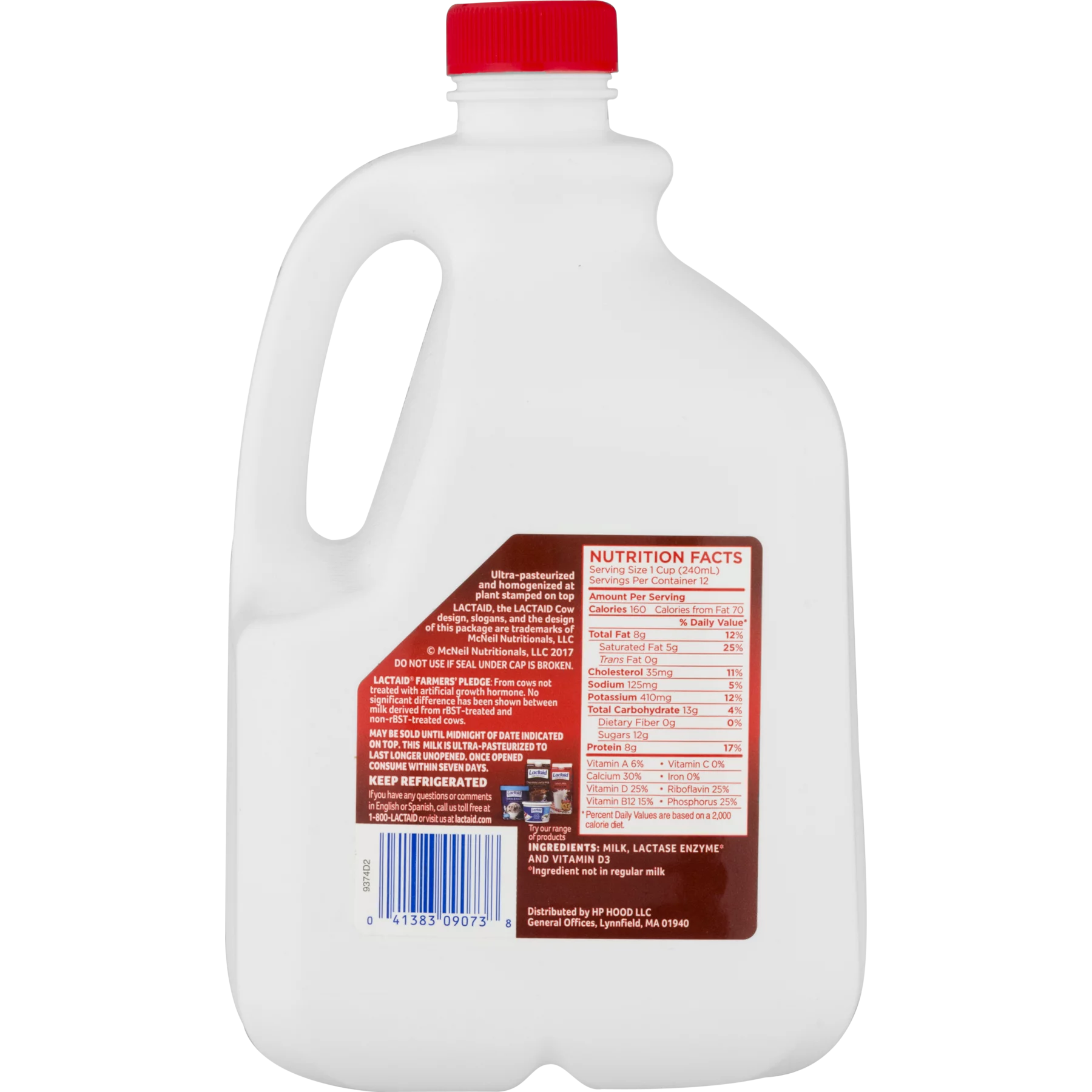 Lactaid Whole Milk 96 oz