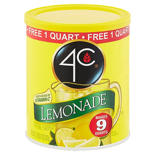 Mezcla de bebida de limonada 4C 18.6 oz