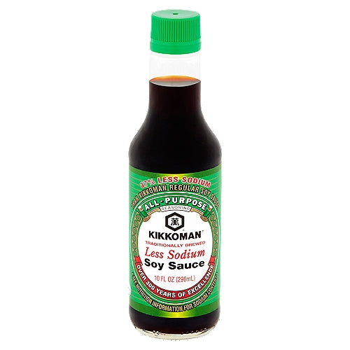Kikkoman All-Purpose Seasoning Less Sodium Soy Sauce 10 fl oz