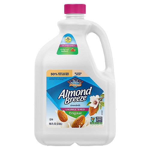 Blue Diamond Almonds Almond Breeze Unsweetened Original Almondmilk 96 fl oz