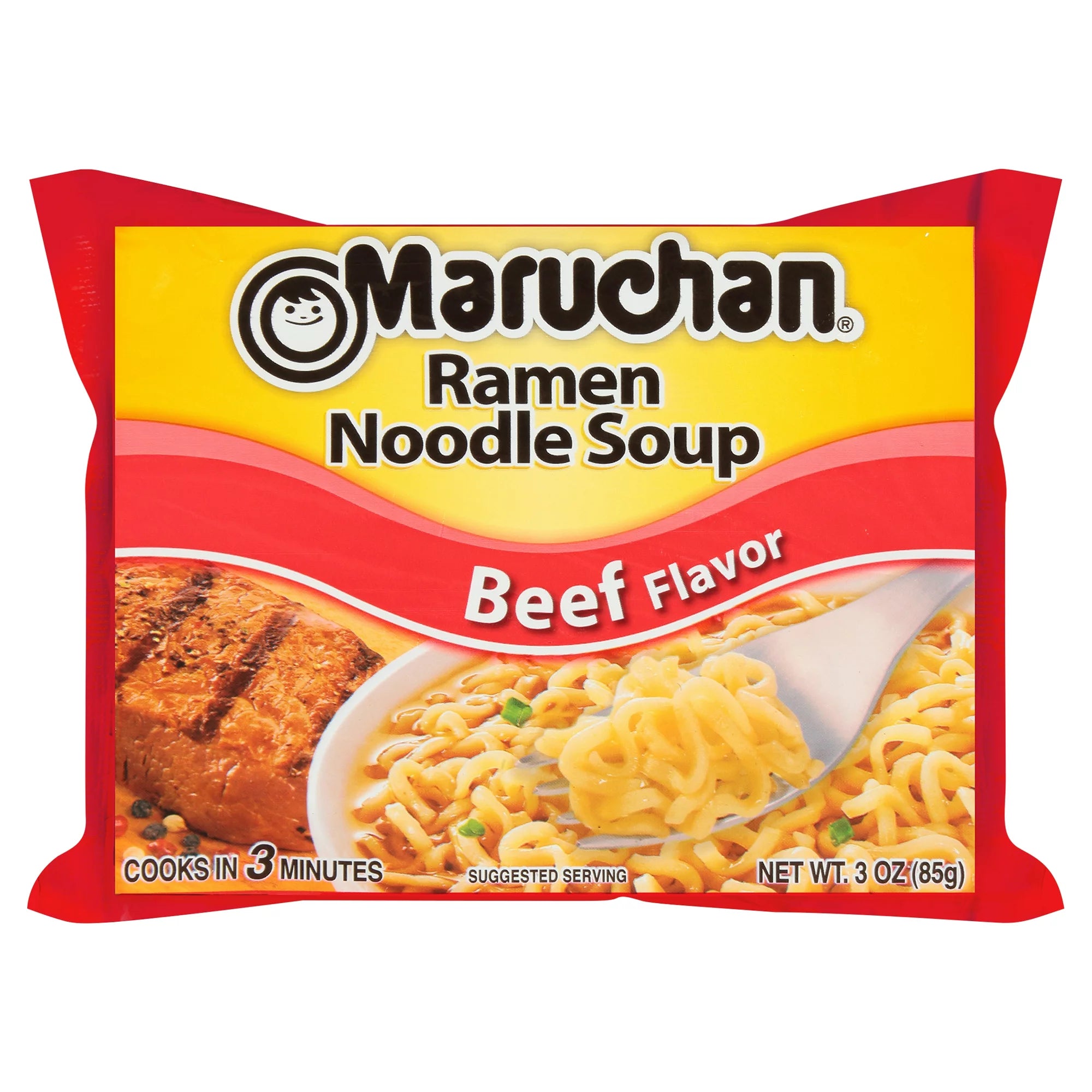 Maruchan Ramen Noodle Beef Flavor Soup 3 Oz
