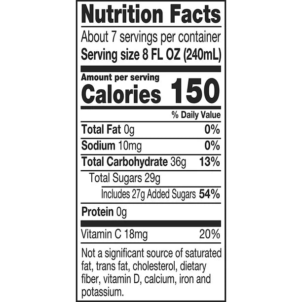 Welch's Passion Fruit Fruit Juice Drink 59 fl oz carton