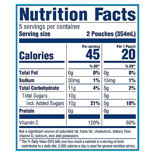 Kool Aid Jammers Tropical Punch Kids Drink 0% Juice Box Pouches 10 Ct Box 6 fl oz Pouches