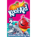 Kool-Aid Unsweetened Sharkleberry Fin Strawberry Orange Punch Artificially Flavored Powdered Soft Drink Mix 0.16 oz Packet