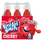 Kool Aid Bursts Cherry Kids Drink 6 ct Pack 6.75 fl oz Bottles