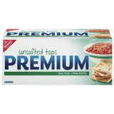 Galletas saladas premium sin sal Tops 16 oz