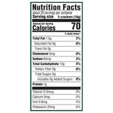 Galletas saladas premium sin sal Tops 16 oz