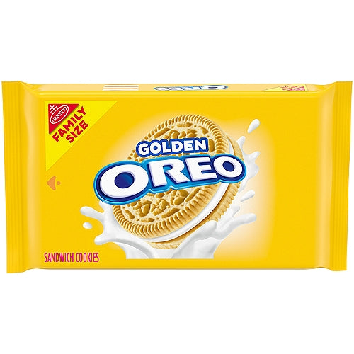 Nabisco Oreo Golden Sandwich Cookies Family Size 1 lb 3.1 oz