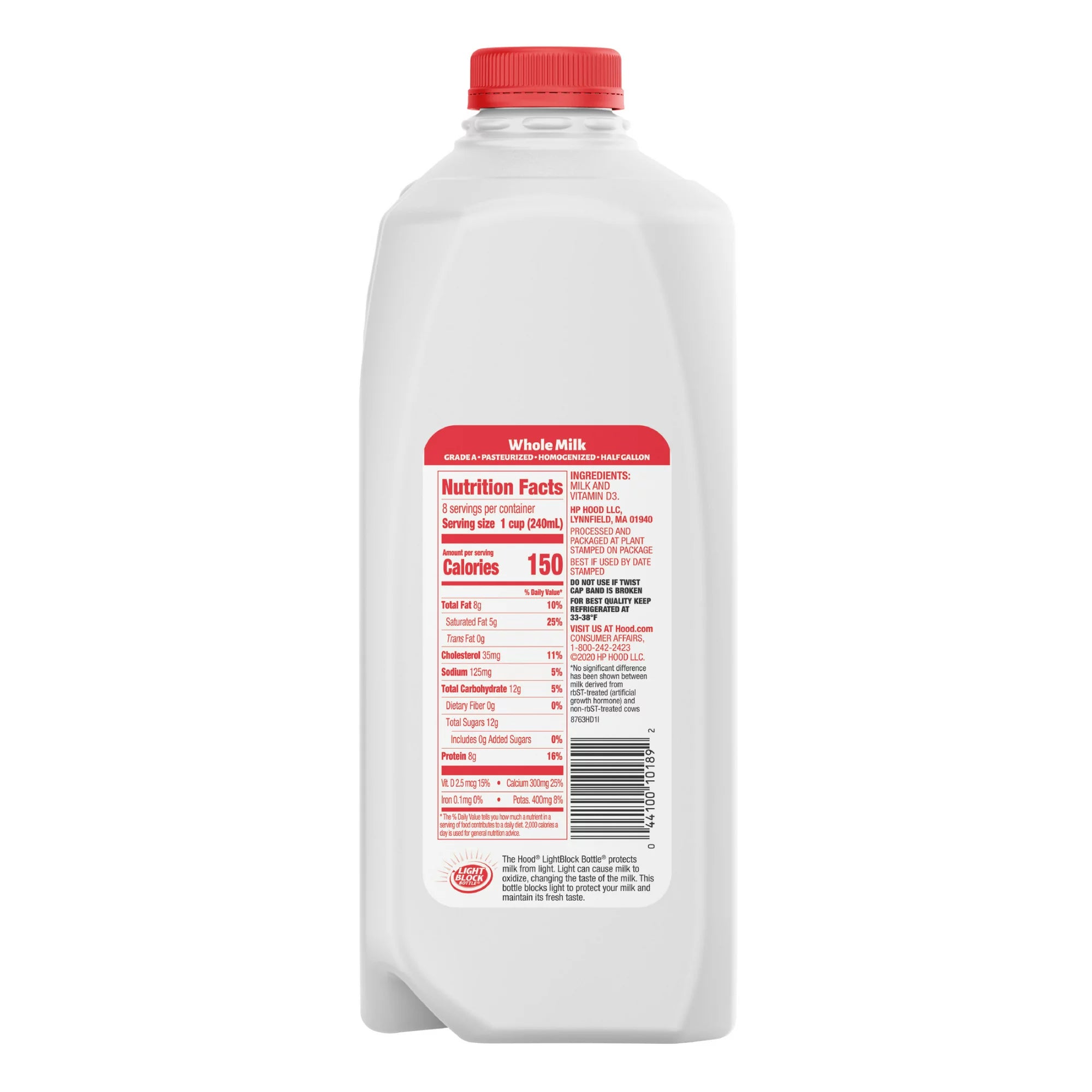 Hood Whole Milk 64 oz