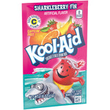Kool-Aid Unsweetened Sharkleberry Fin Strawberry Orange Punch Artificially Flavored Powdered Soft Drink Mix 0.16 oz Packet
