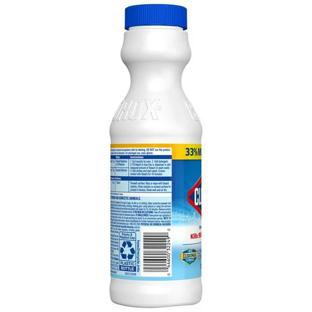 Clorox Disinfecting Bleach Concentrated Formula 11 fl oz