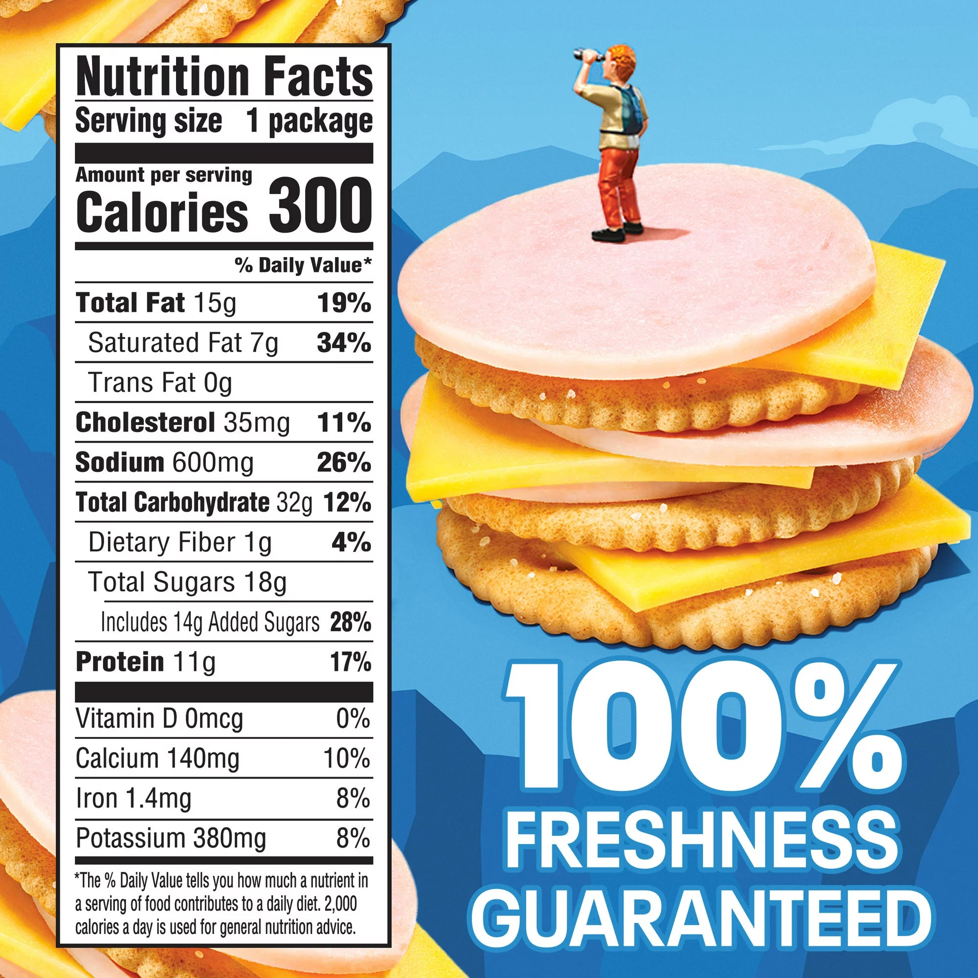 Lunchables Turkey & American Cheese Cracker Stackers Kids Lunch Meal Kit 8.9 oz Box