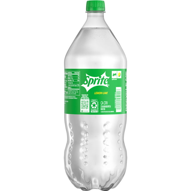 Sprite Lemon Lime Soda Pop Botella 2 Litros