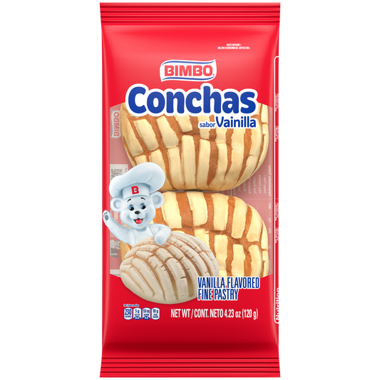 Bimbo Conchas Pastelería Fina 2 unidades 4.2 oz