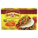 OLD EL PASO Hard & Soft Taco Shells and Flour Tortillas 12 count 7.4 oz