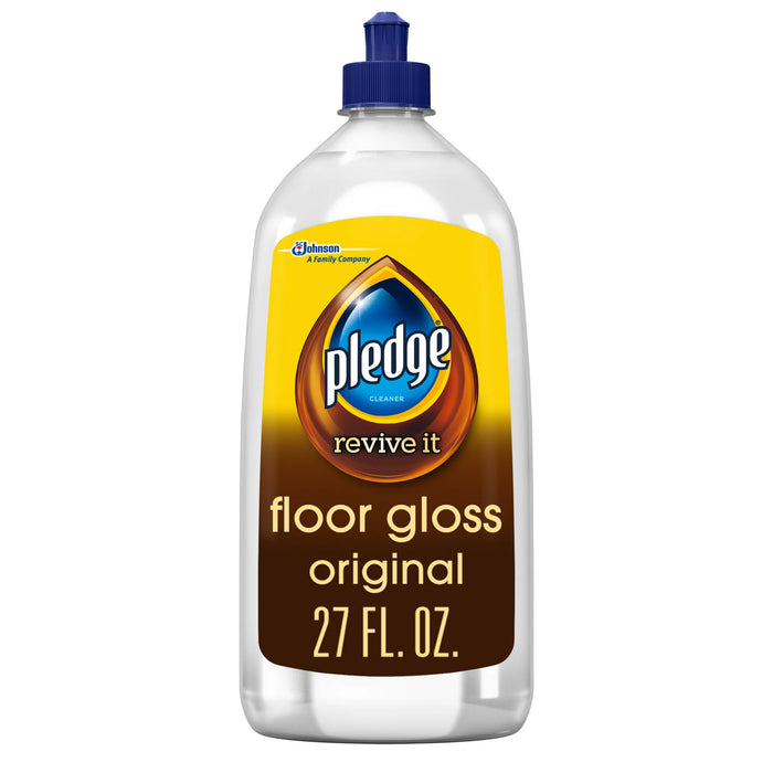 Pledge Revive It Floor Gloss - Restores and Protects Sealed Wood Floors (1 Bottle) 27 oz