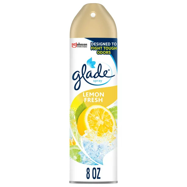 Glade Room Spray 1 CT Limón Fresco 8 OZ. Ambientador Total