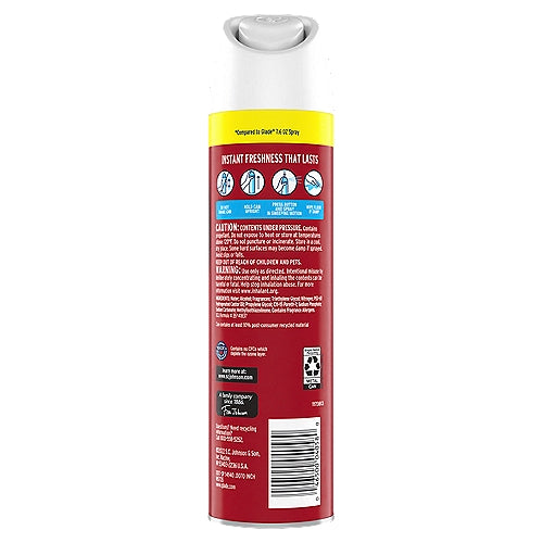 Glade Aerosol Spray Ambientador para el hogar Apple Cinnamon Scent con aceites esenciales 8.3 oz