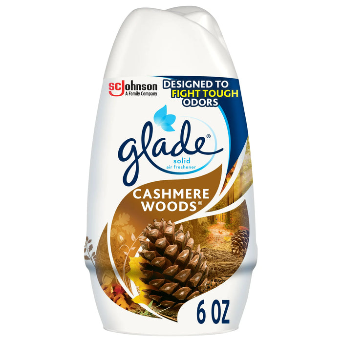 Glade Solid Air Freshener 1 CT Cashmere Woods 6 OZ. Total