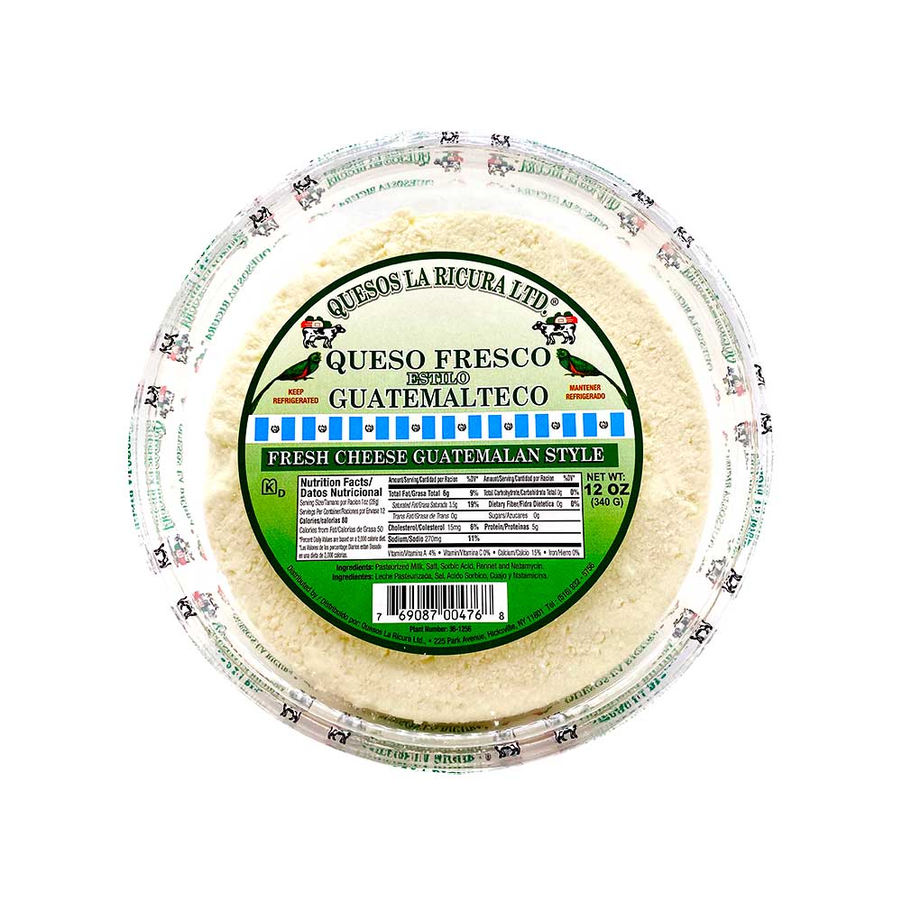 La Ricura Queso Fresco Guatemalteco 12 oz