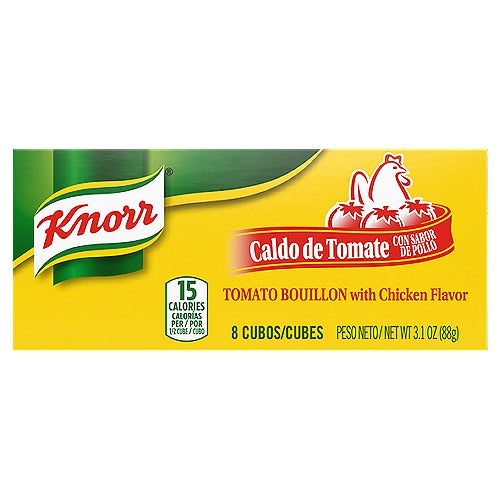 Knorr Tomato Bouillon with Chicken Flavor 8 count 3.1 oz