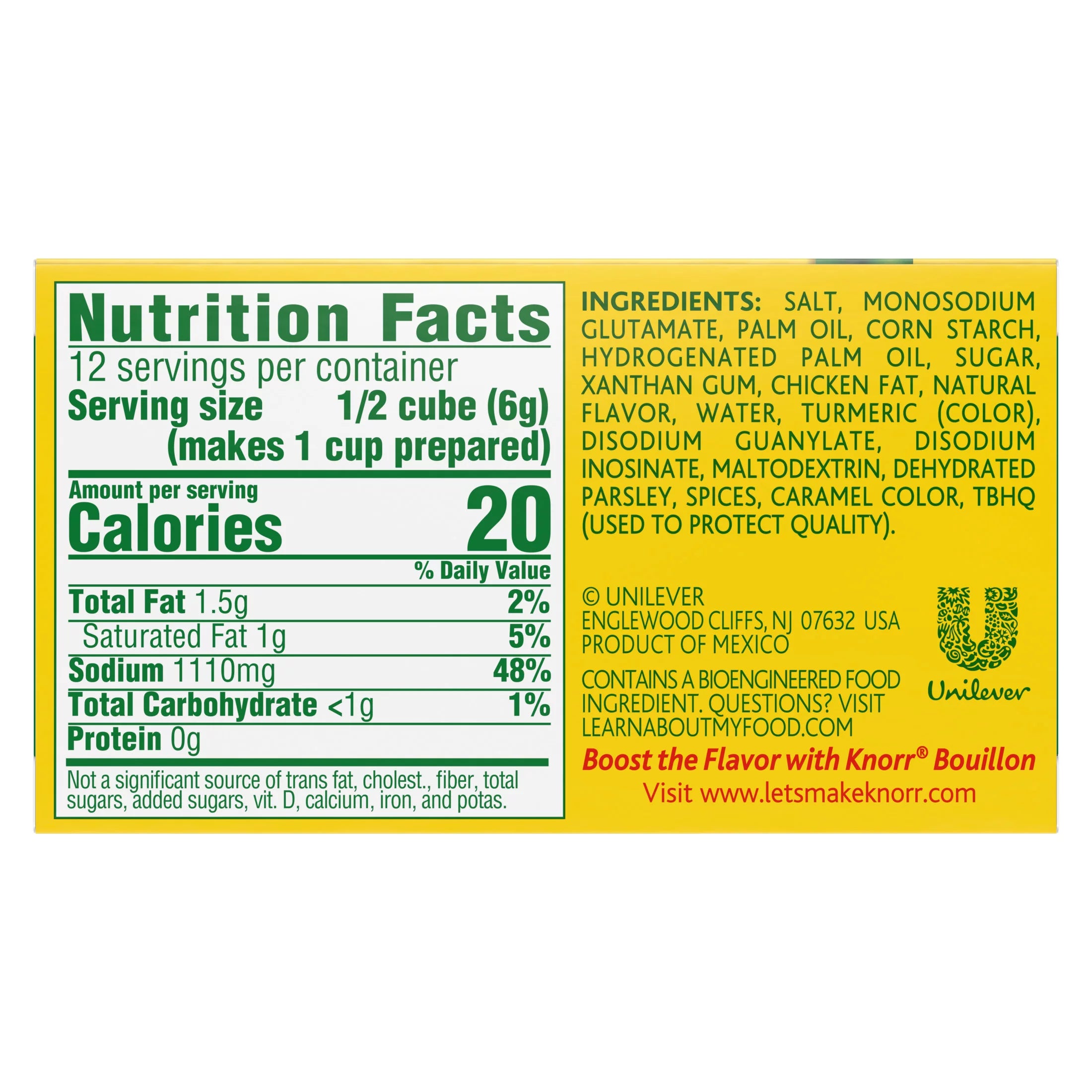 Unilever Knorr Bouillon 6 ea