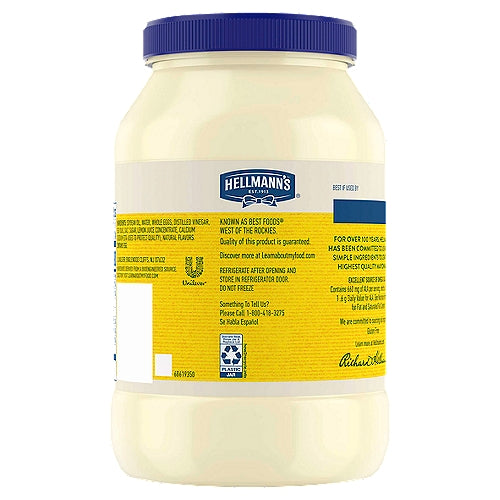 Hellmanns Mayonnaise 8 oz