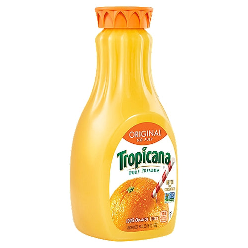 Tropicana Original No Pulp 100% Orange Juice 52 fl oz