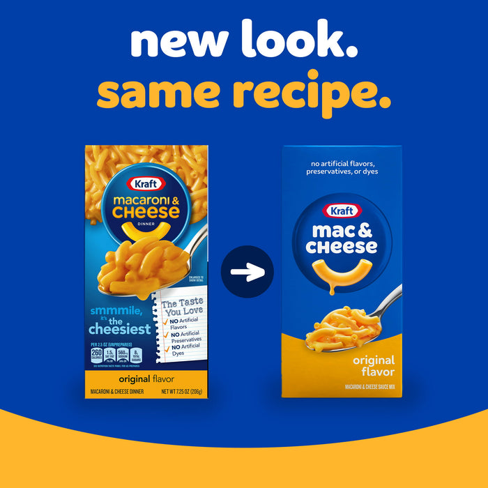 Kraft Original Macaroni &amp; Cheese Cena 7.25 oz