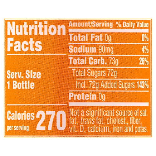 Fanta Orange Fruit Soda Pop Botella de 20 fl oz