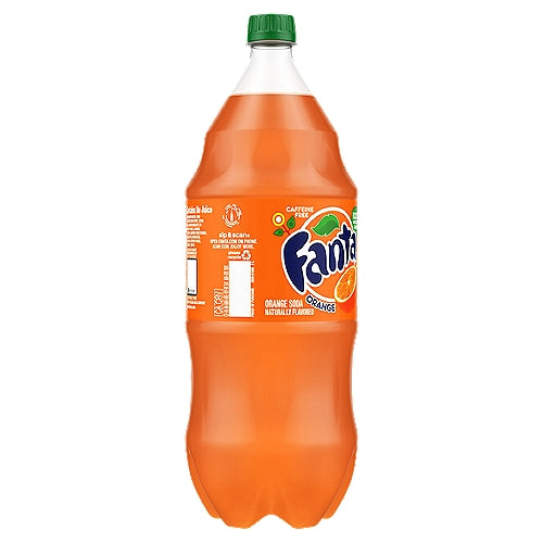 Fanta Refresco de Frutas de Naranja Botella 2 Litros