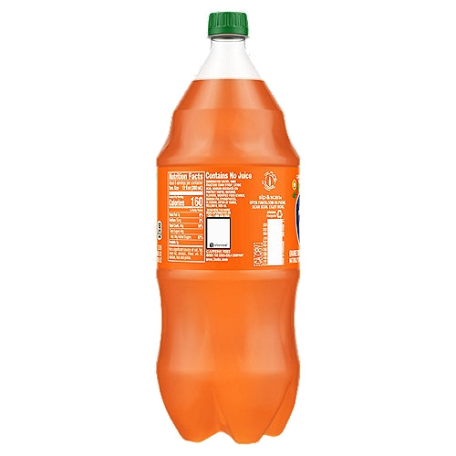 Fanta Orange Fruit Soda Pop 2 Liter Bottle