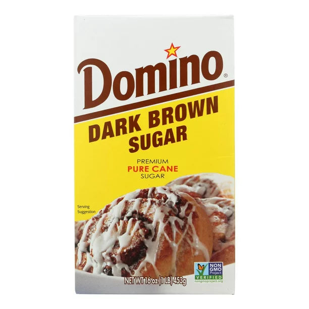 Azúcar de caña pura Domino Dark Brown Sugar 16.0 OZ