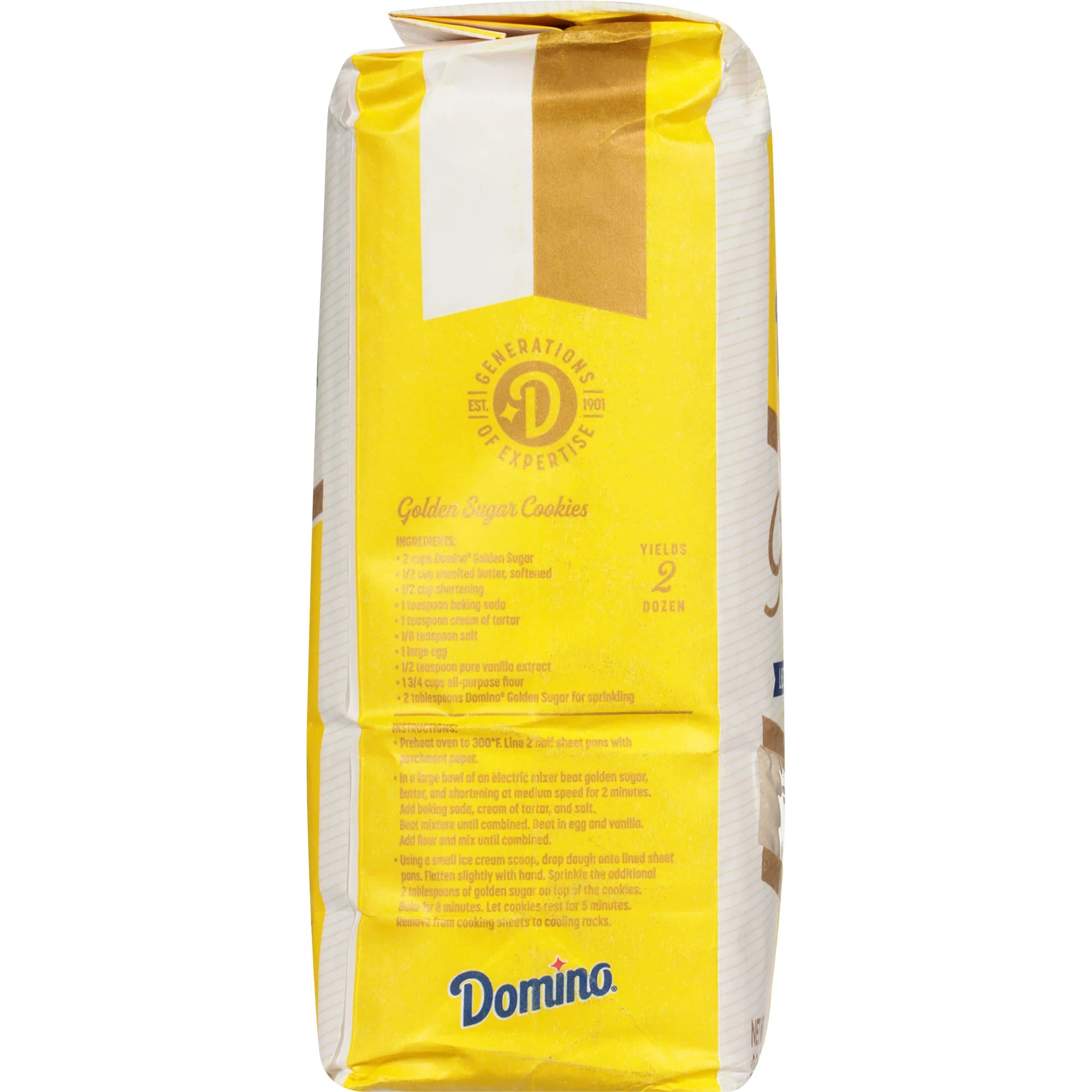 Domino Pure Cane Granulated Golden Sugar 3.5 lb