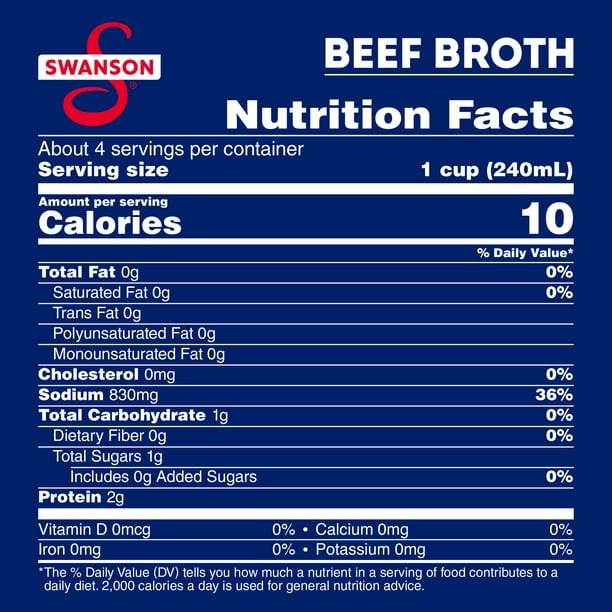 Swanson Beef Broth 32 oz