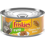 Friskies Paté Wet Cat Food Country Style Cena 5.5 oz. Poder