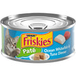 Friskies Ocean Whitefish & Tuna Dinner Pate Wet Cat Food 5.5 oz Can