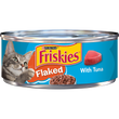 Friskies Comida húmeda para gatos en copos con atún 5.5 oz. Poder