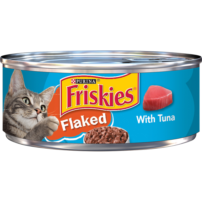 Friskies Wet Cat Food Flaked With Tuna 5.5 oz. Can