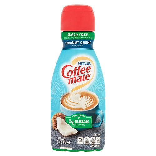 Nestlé Coffee Mate Sugar Free Coconut Crème Coffee Creamer 32 fl oz