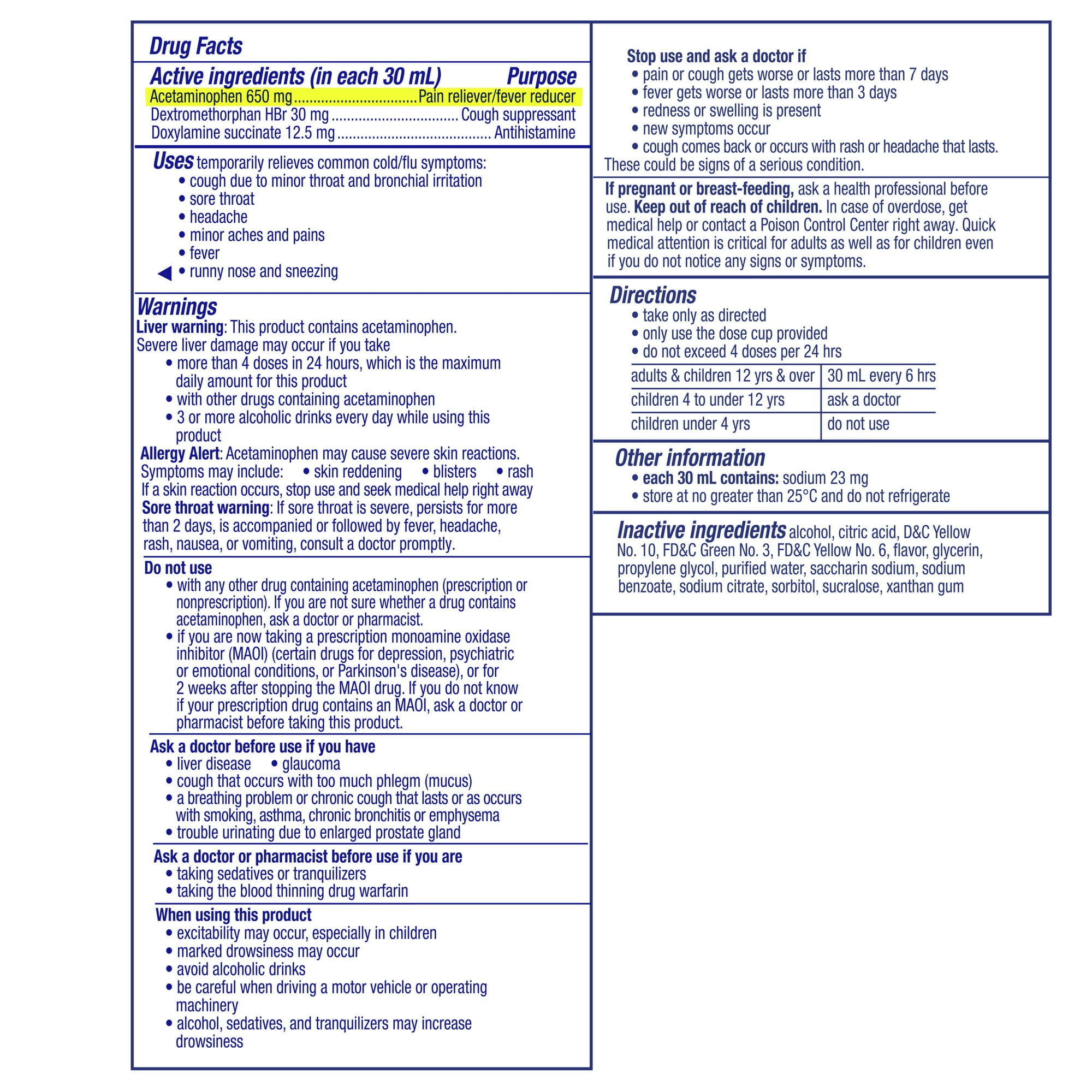 VICKS NyQuil Cold & Flu Nighttime Relief Liquid 12 fl oz