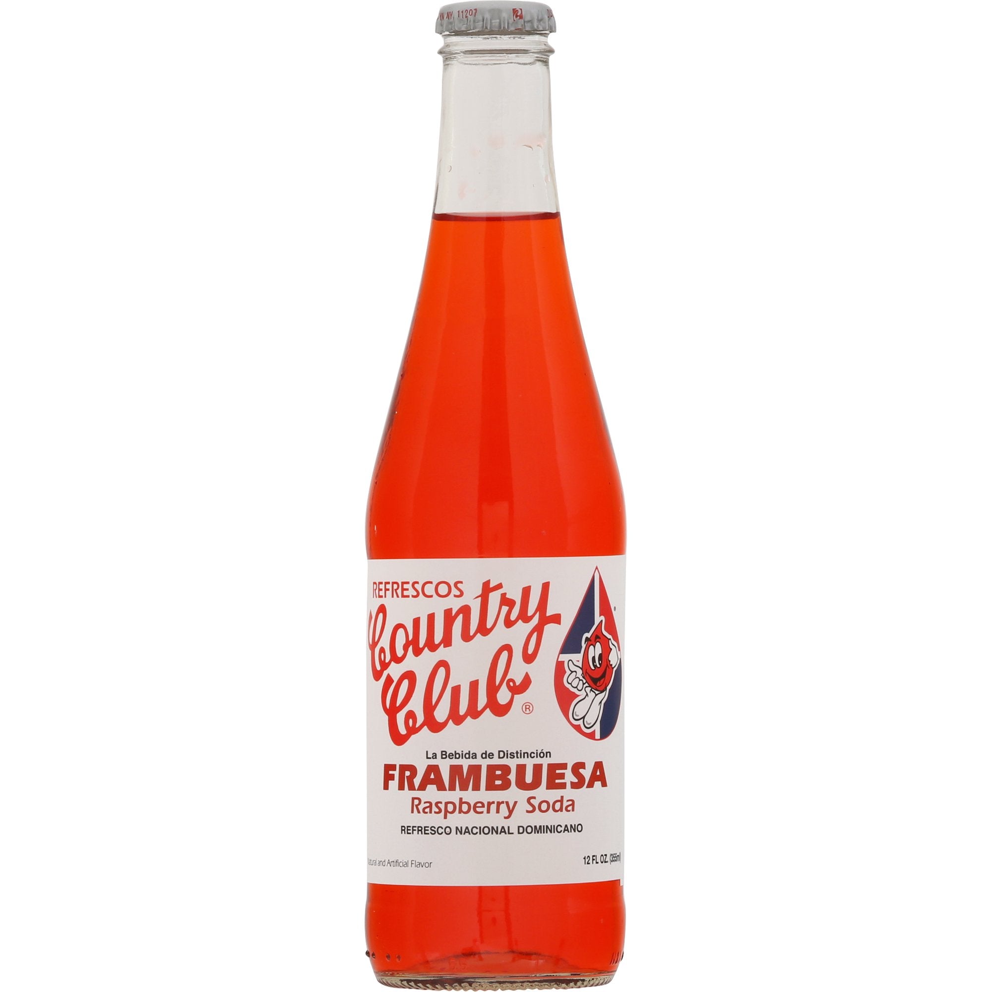 Country Club Frambuesa Soda de Frambuesa 12 fl oz