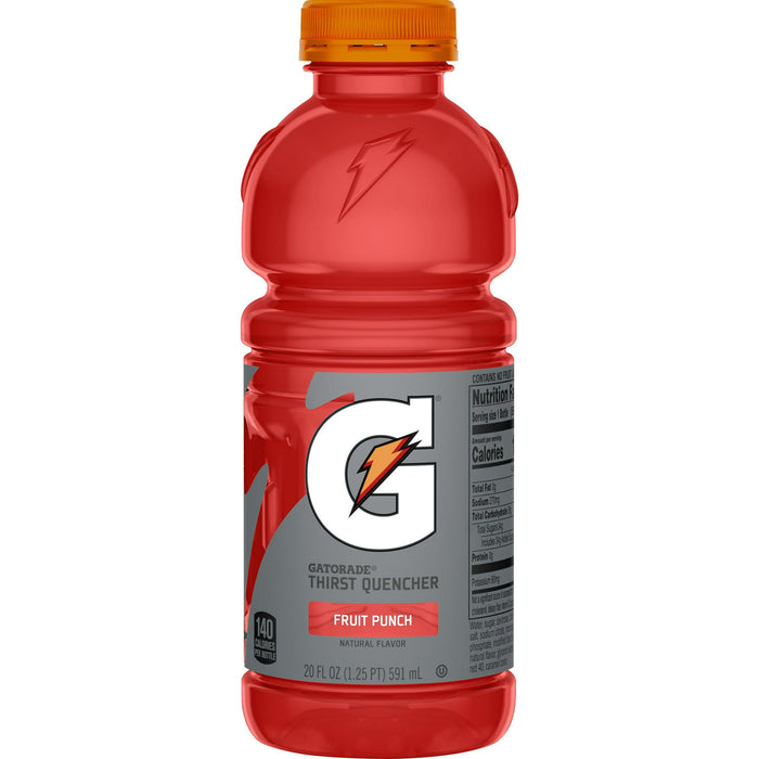 Gatorade Fruit Punch Thirst Quencher Sports Drink 20 fl oz Bottle
