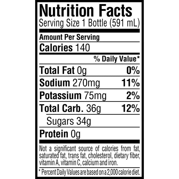 Gatorade Thirst Quencher Bottled Drink Orange Flavor - 20 fl oz (591 mL)