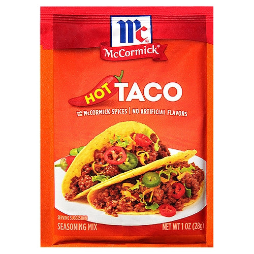 McCormick Hot Taco Seasoning Mix 1 oz