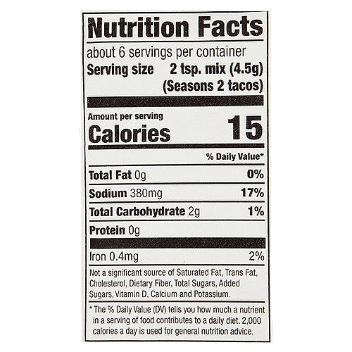 McCormick Hot Taco Seasoning Mix 1 oz